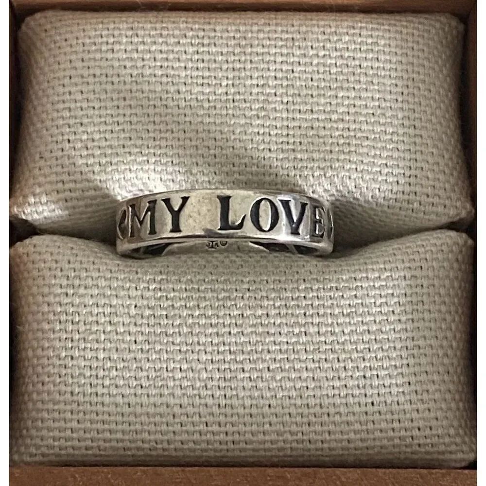 James Avery Retired “My Love” Ring Size 7.5
